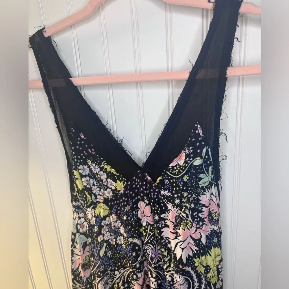 Free People Longwood Printed Slip Dress Sz XS - Picture 3 of 7